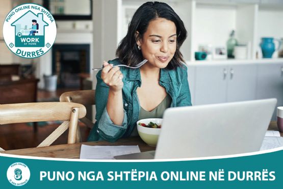 Mundesi punesimi online Durres, Pune online nga shtepia 2025, Pune online per studente, Agjent shitjesh nga shtepia Durres, Pune part time nga shtepia, Oferta pune online Durres, Vende te lira pune 2024, Kerkoj pune online nga shtepia Durres